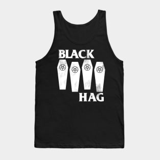 Black Hag - Witch - Occult Goth - Distressed Tank Top